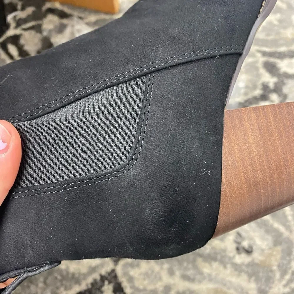 J. Crew Factory Rory microsuede heeled boots Item AR845